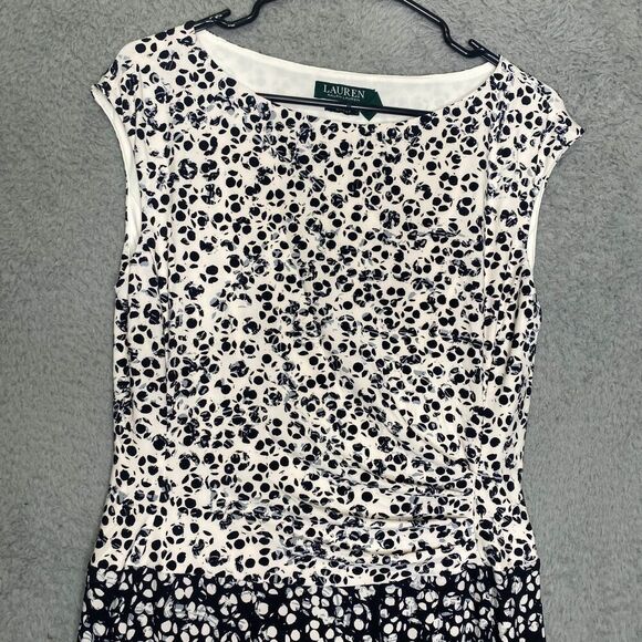 Lauren Ralph Lauren womens dress cap sleeves career office church knee length 10 - Picture 3 of 9